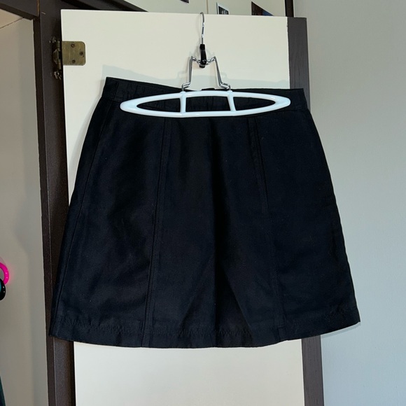 Faux Suede Hollister Button-Up Skirt - Picture 2 of 2